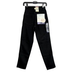 Bugle Boy Jeans Sz 2 Y2K High Rise Slim Fit Black Pant NWT